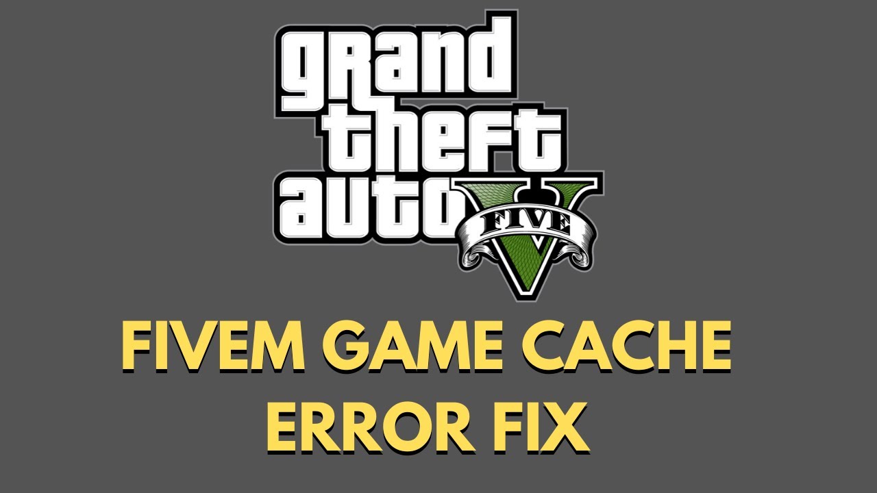 how to fix fivem error